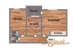 Odličan trosoban stan na Bulevaru Patrijarha Pavla! 63m2